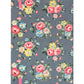 Cath Kidston Slate Grey Floral Notebook (8528)