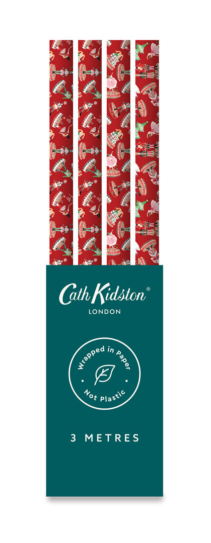 Nutcracker Red Single Roll Wrap (13932)
