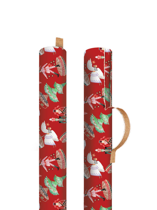 Nutcracker Red Single Roll Wrap (13932)
