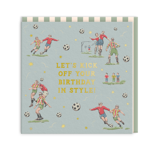 Birthday in Style Mini Square Greeting Card (14273)