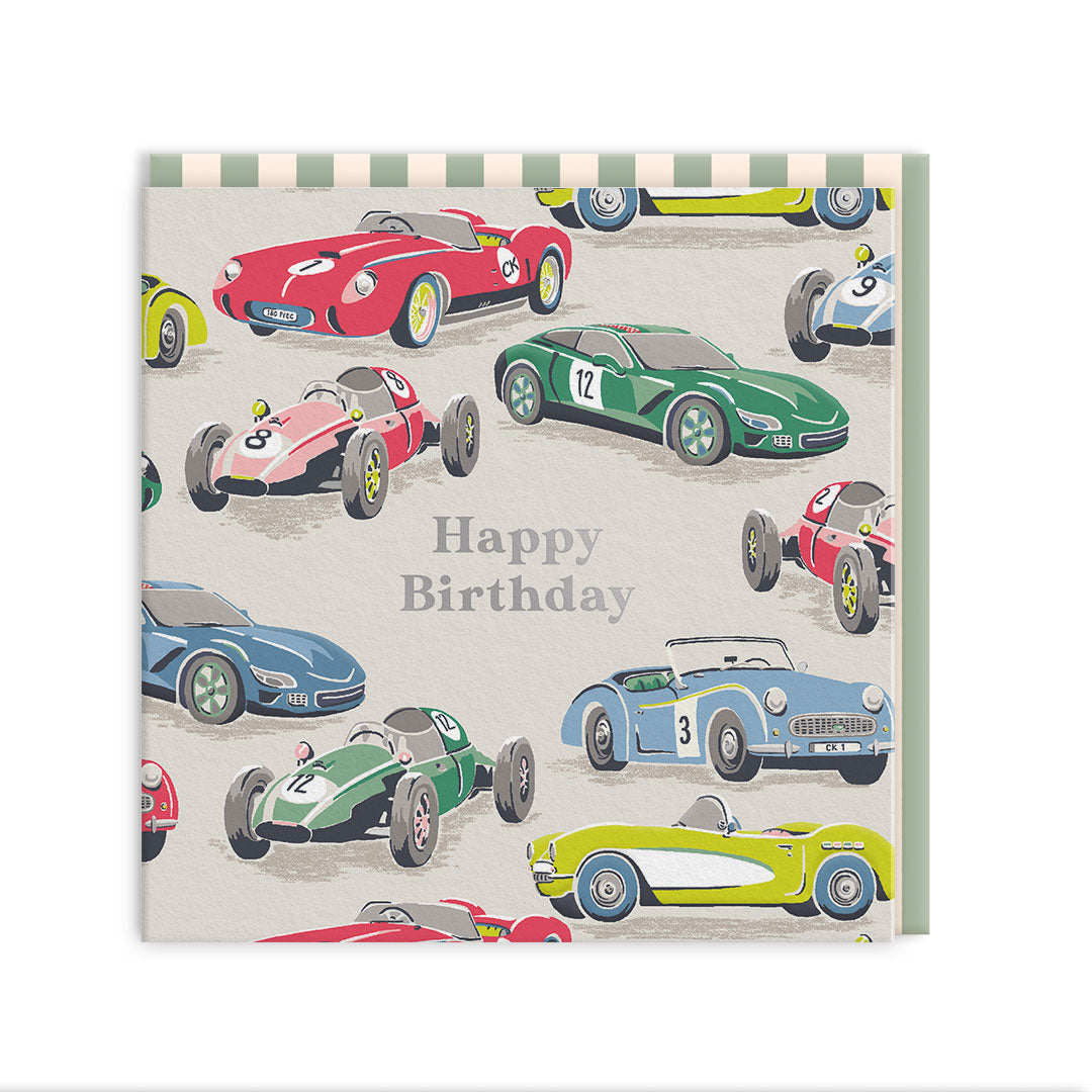 Cars Mini Square Greeting Card (14274)
