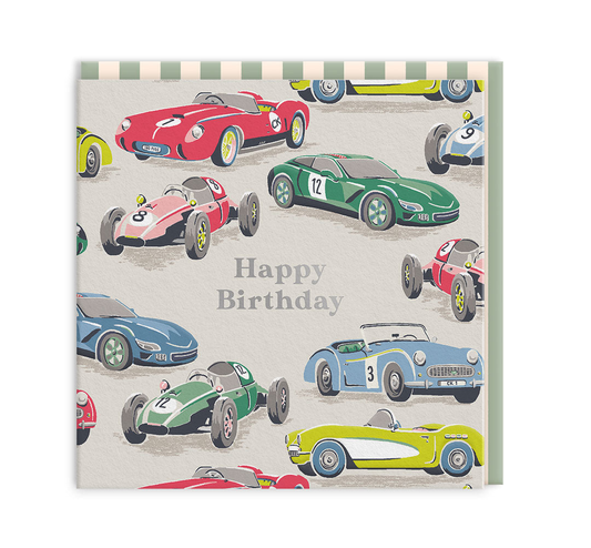Cars Mini Square Greeting Card (14274)