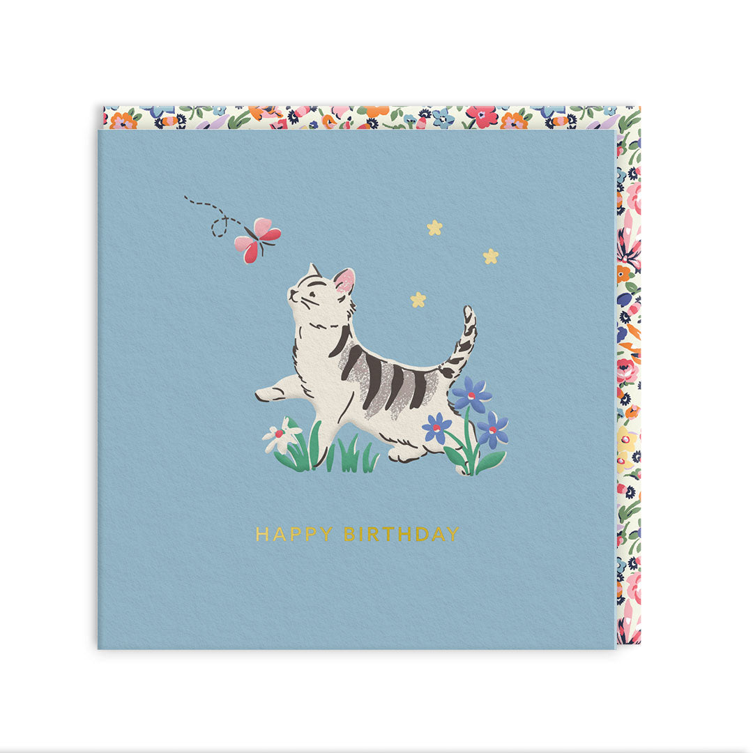 Kitten Mini Square Greeting Card (14286)