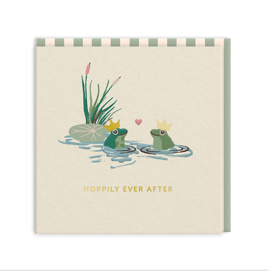 Wedding Congrats Mini Square Greeting Card (14298)