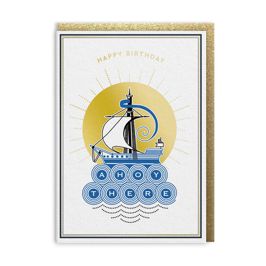 Ahoy There Greeting Card (14417)