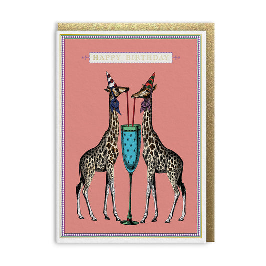Birthday Giraffes Greeting Card (14420)