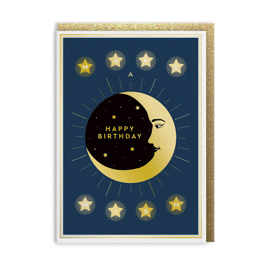 Birthday Moon Greeting Card (14421)
