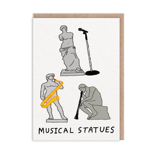 Musical Statues Greeting Card (11488)