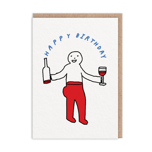 Wine Body Greeting Card (11495)