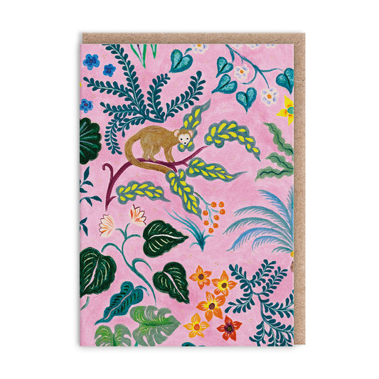 Jungle Monkey Mini Greeting Card (14023)