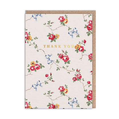 Bows and Roses Thank You Card Set (10693)