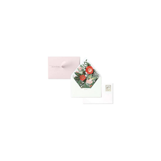 Floral Envelope 3D Layer Greeting Card (9409)