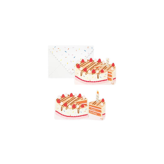 Cake 3D Layer Greeting Card (9417)