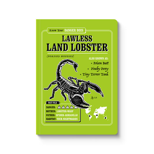 Lawless Lobster Paperback Notebook (A5) (12152)