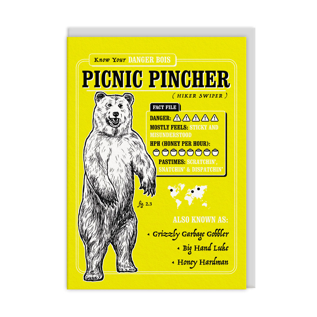 Picnic Pincher Greeting Card (12428)