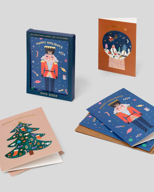 Daria Solak Christmas Card Set - Pack of 12 (8142)
