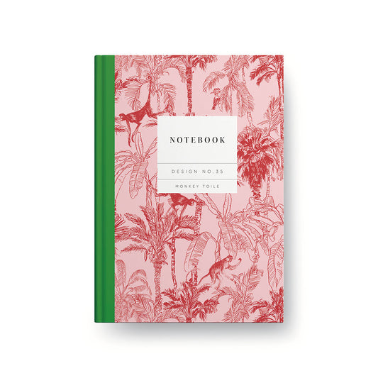 design-no35-monkey-toile-hardback-notebook