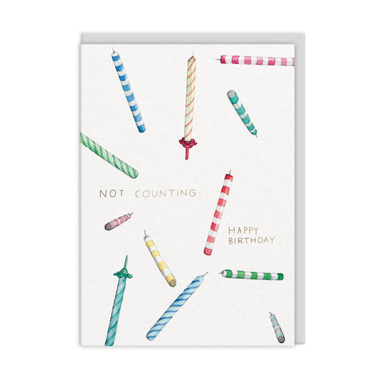 Candles Not Counting Birthday Card (12384)