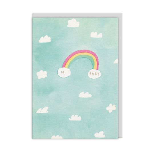 Hi Baby Rainbow Greeting Card (12401)