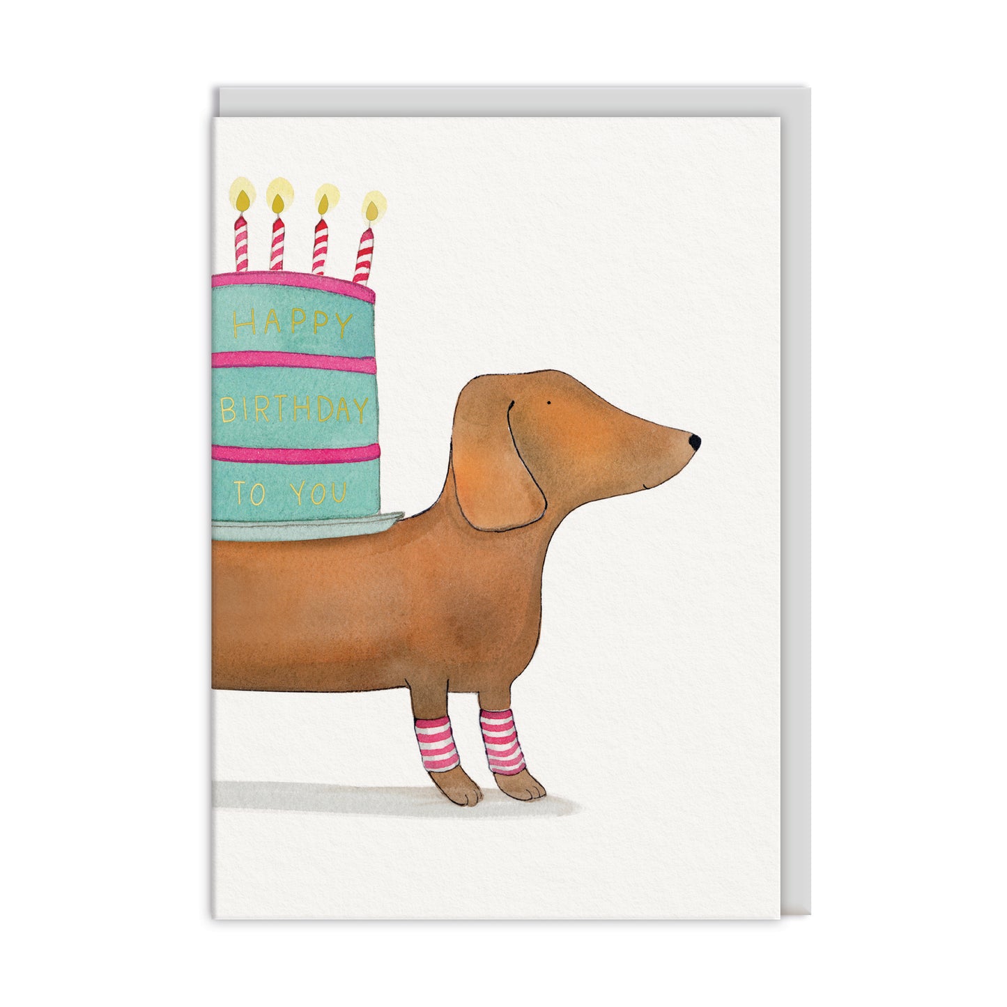 Birthday Dachshund Greeting Card (12781)