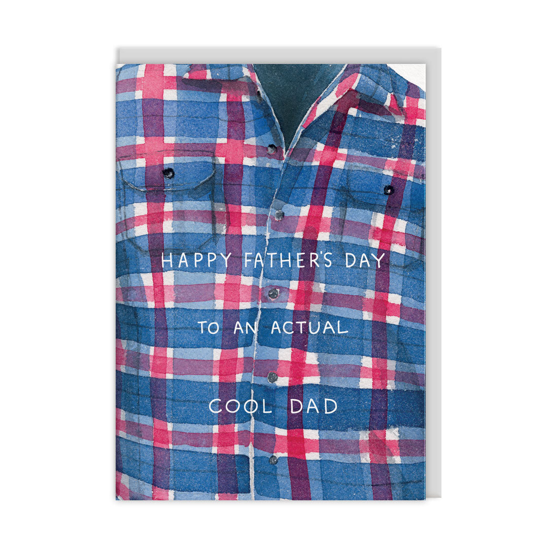 Plaid Dad Greeting Card (12796)