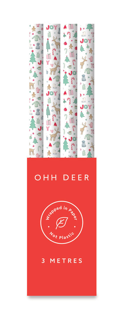 Merry Motif Roll Wrap (13528)