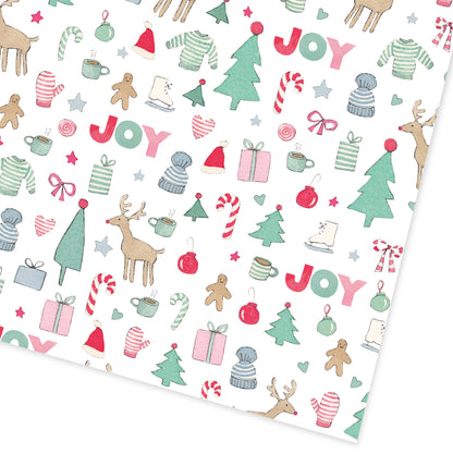 Merry Motif Roll Wrap (13528)