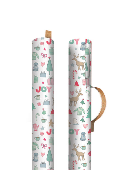 Merry Motif Roll Wrap (13528)