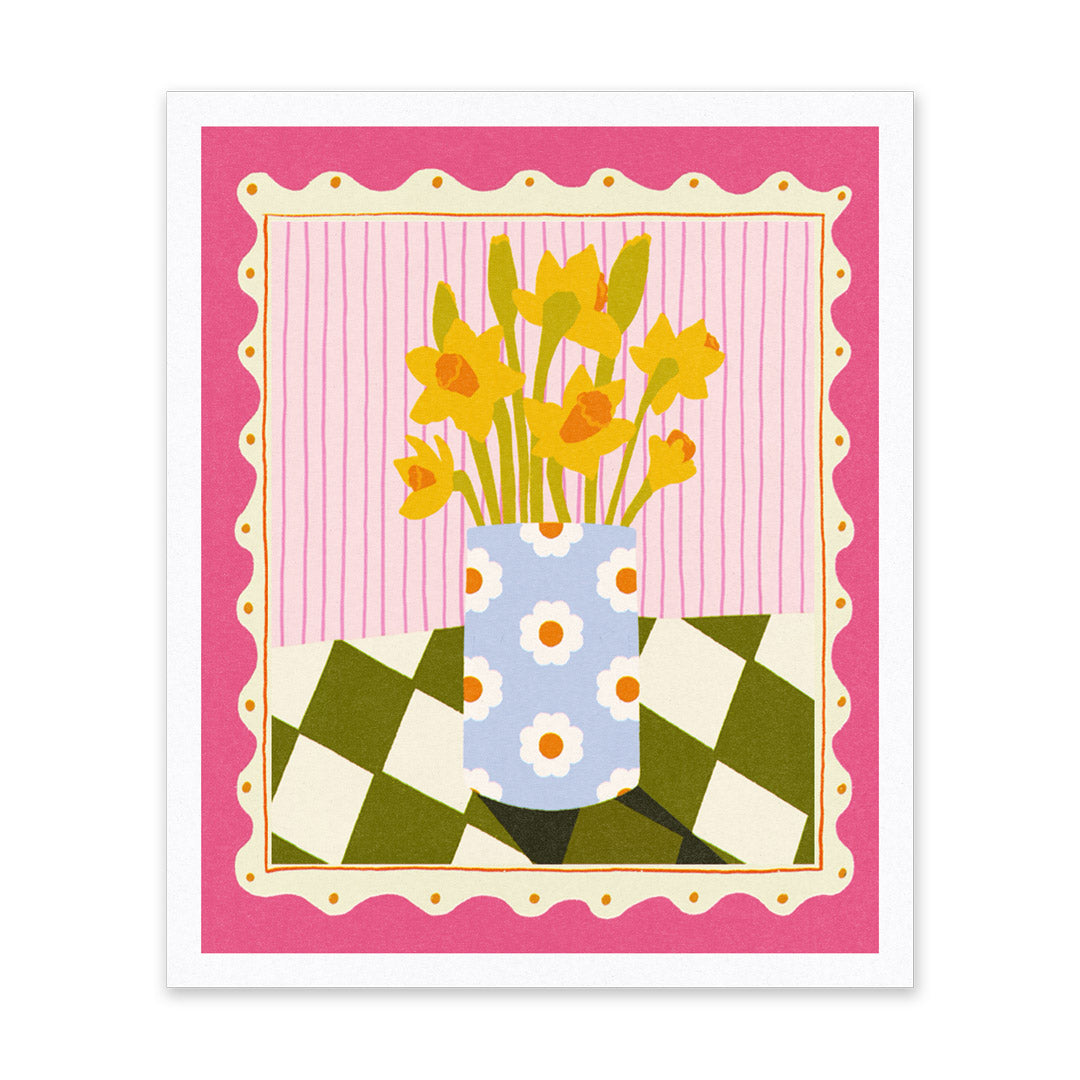 Daffodils Riso Print (10x12) (14583)