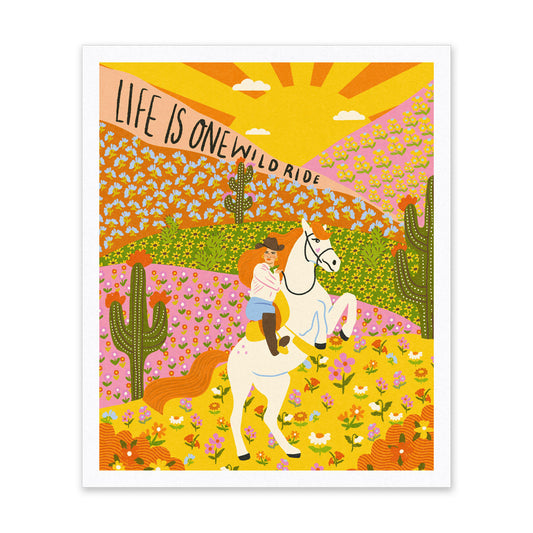 Wild Ride Riso Print (10x12) (14589)