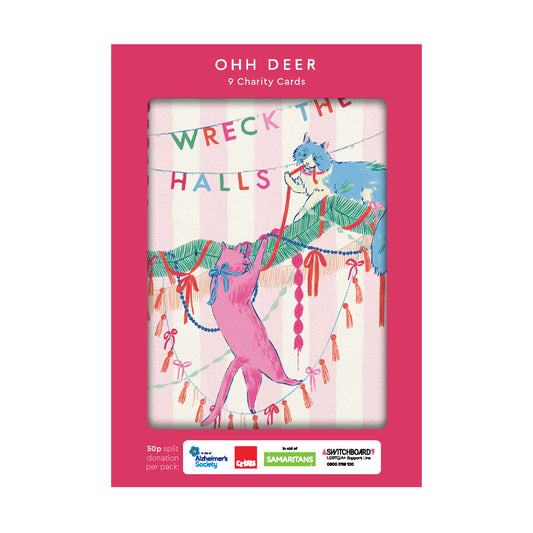 Christmas Critters x3 Charity Christmas Cards (Pack of 9) (11566)