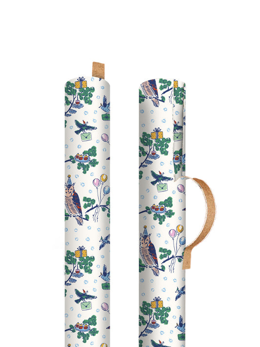 Woodland Party Single Roll Wrap (14203)