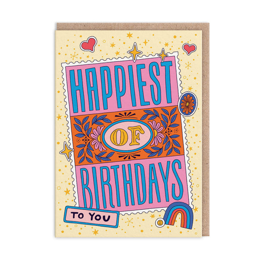 Happiest Of Birthdays Greeting Card (11982)