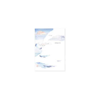 Clouds 3D Layer Greeting Card (9379)