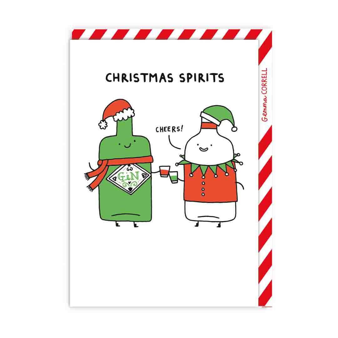 Christmas Spirits Christmas Card