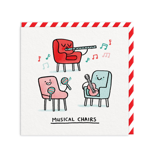Musical Chairs Greeting Card (11686)