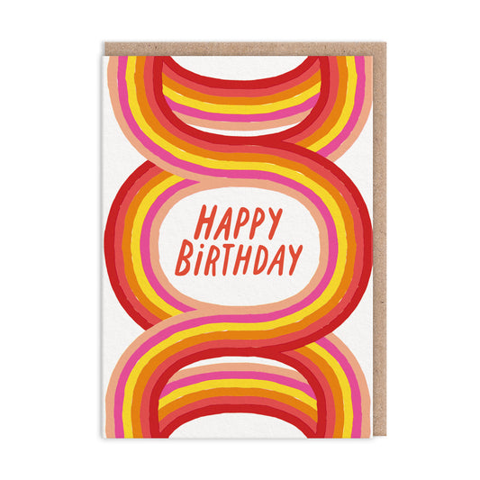 Rainbow Loops Happy Birthday Card (11151)