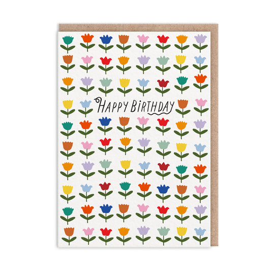 Tulips Happy Birthday Card (11155)