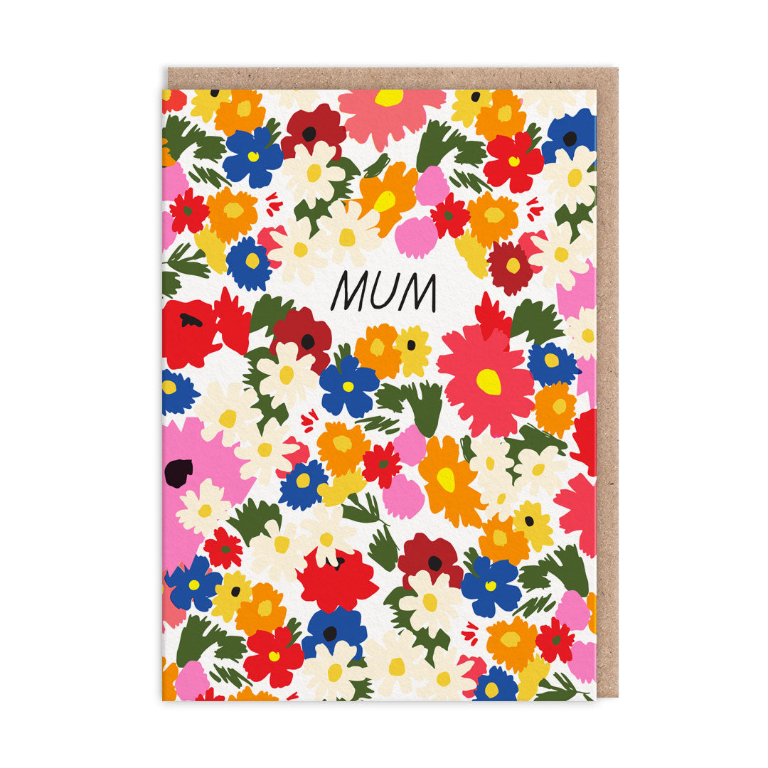 Mum Flowers Greeting Card (12723)