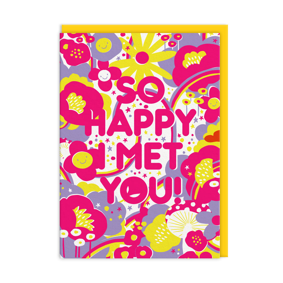 So Happy I Met You Valentine's Day Card (10737)