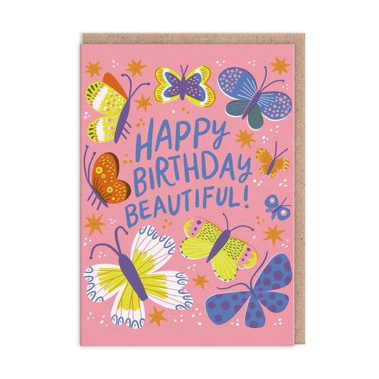 Beautiful Butterfly Birthday Card (12034)