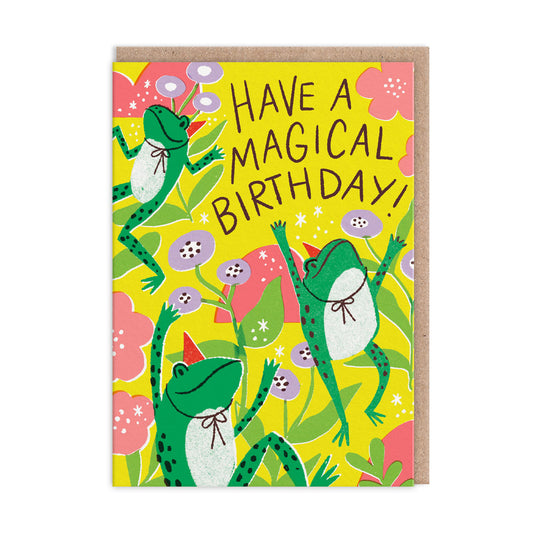 Magical Frogs Birthday Card (12035)