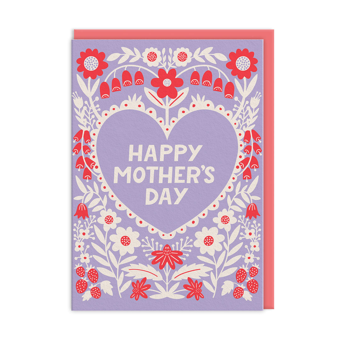 Mother's Day Heart Greeting Card (14050)