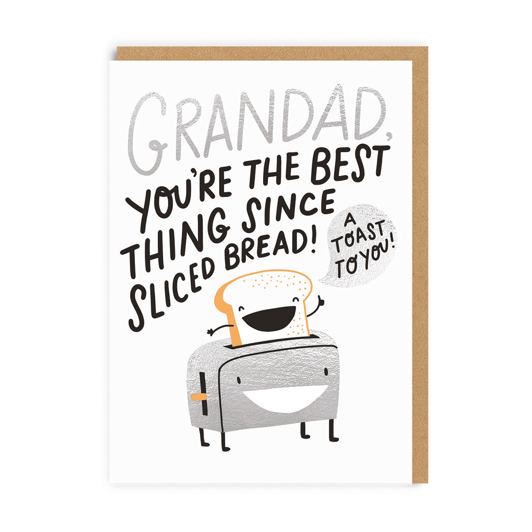 Grandad Sliced Bread Father's Day Card