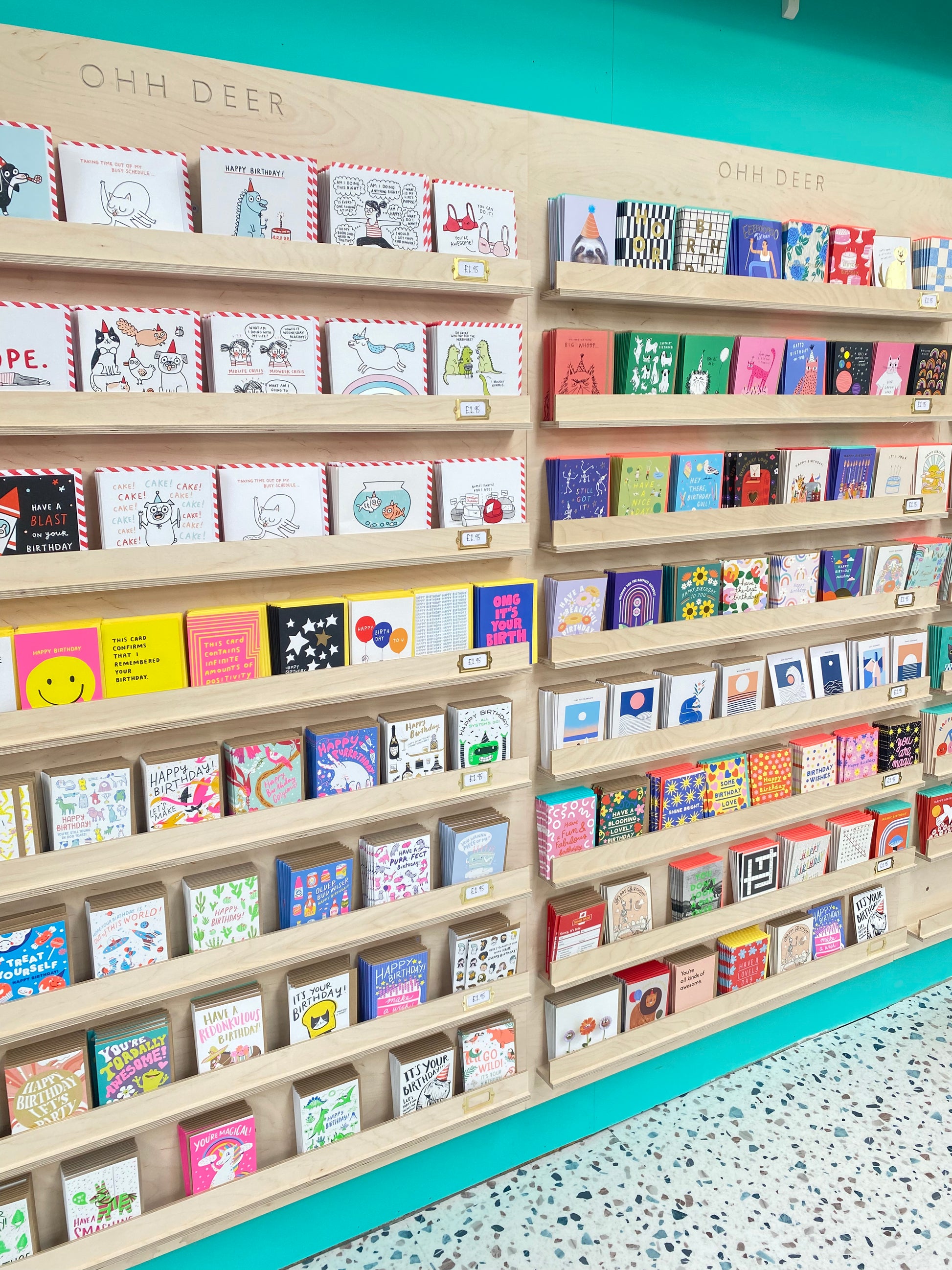 Greeter Wall Fixed Wooden Greeting Card Wall Panel | Ohh Deer Wholesale