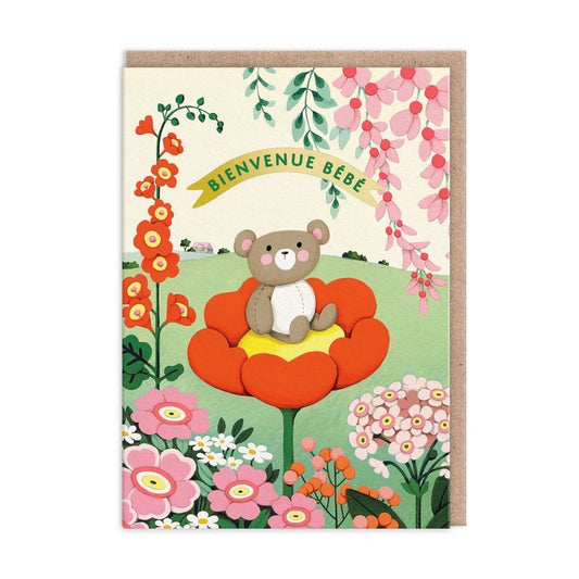 Bienvenue Bébé Welcome Baby Greeting Card (13592)
