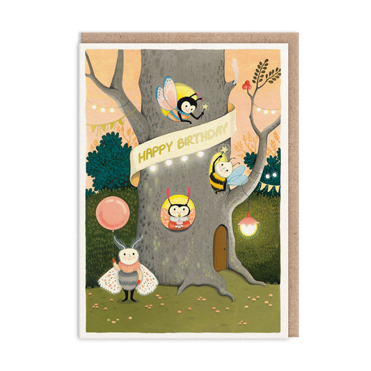 Tree Apartment Birthday Card (12243)