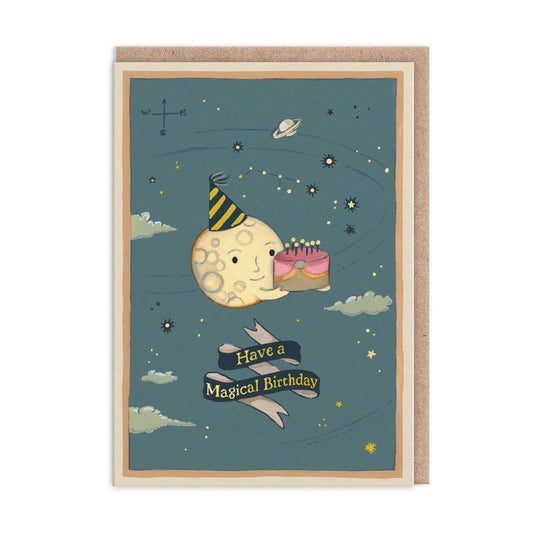 Moon Cake Birthday Card (12244)