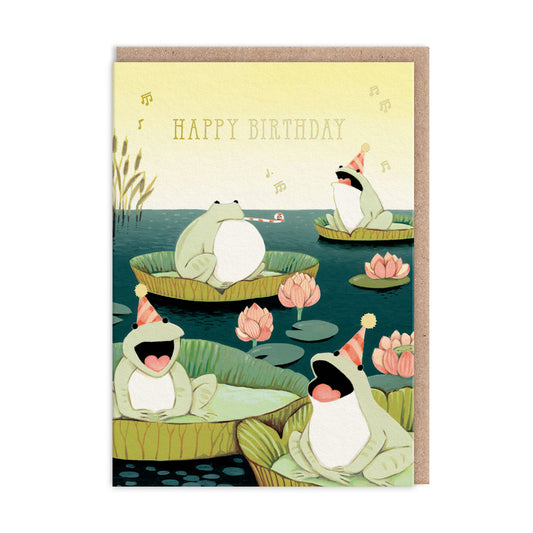 Singing Frogs Greeting Card (12246)