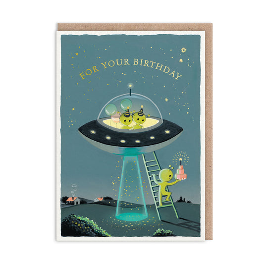 Aliens Greeting Card (12248)